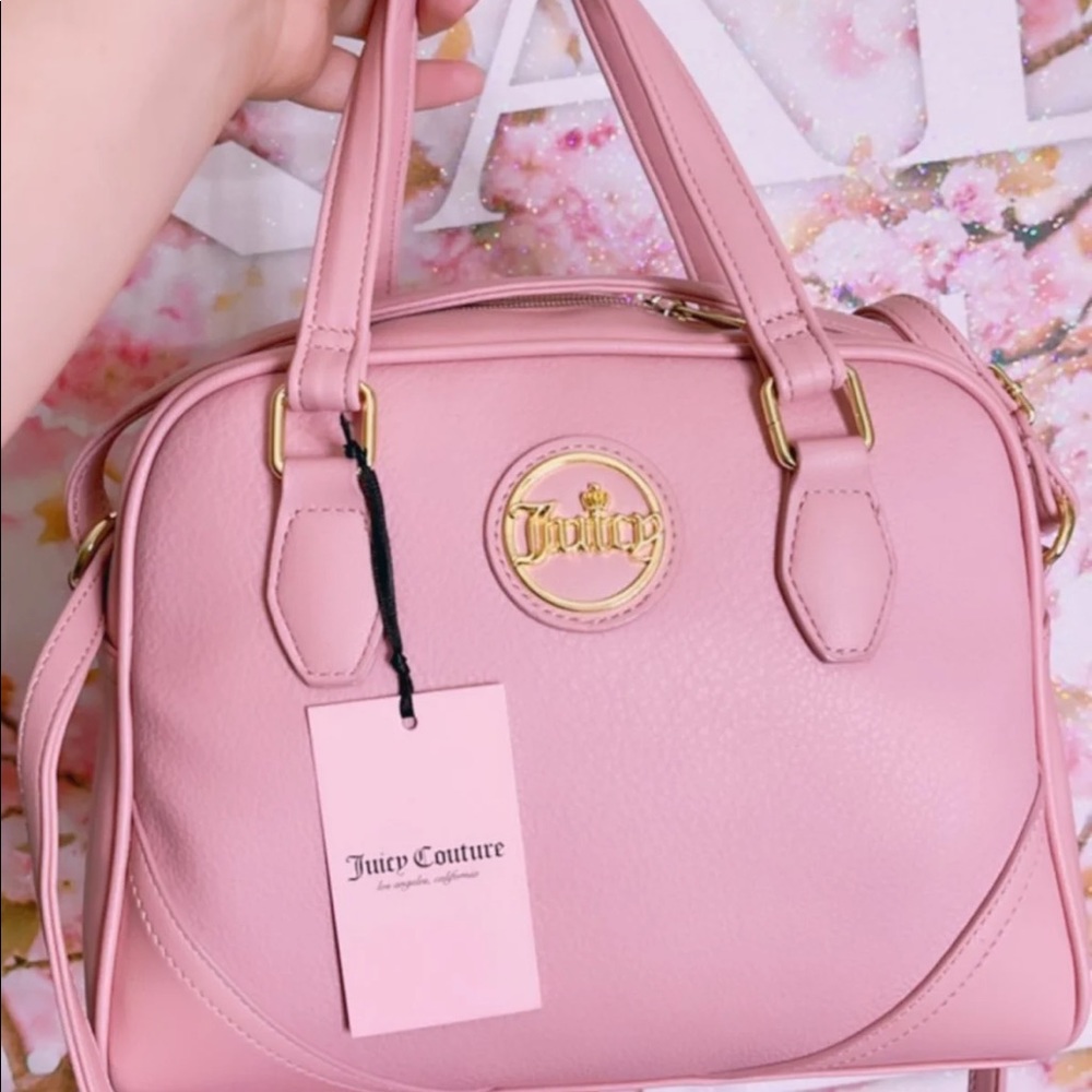 SOLD Juicy couture purse and makeup bag set
